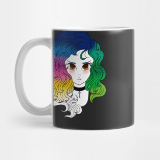 Hair Art - Rainbow Mug